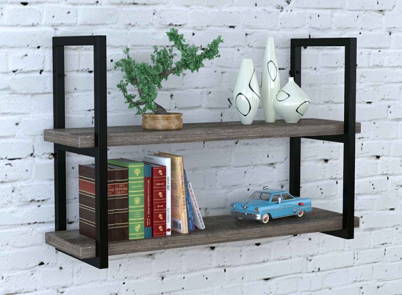 Книжная полка лофт
